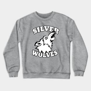 Silver Wolves mascot Crewneck Sweatshirt